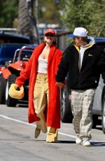 HAILEY and Justin BIEBER Leaves Great White in West Hollywood 03/26/2023