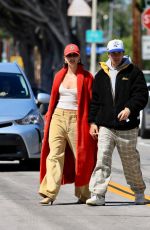 HAILEY and Justin BIEBER Leaves Great White in West Hollywood 03/26/2023