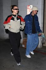 HAILEY and Justin BIEBER Out for Dinner Date at Wally