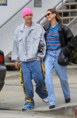 HAILEY and Justin BIEBER Out for Lunch at Great White in West Hollywood 03/13/2023