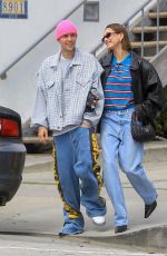HAILEY and Justin BIEBER Out for Lunch at Great White in West Hollywood 03/13/2023