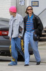 HAILEY and Justin BIEBER Out for Lunch at Great White in West Hollywood 03/13/2023