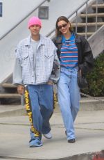 HAILEY and Justin BIEBER Out for Lunch at Great White in West Hollywood 03/13/2023