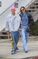 HAILEY and Justin BIEBER Out for Lunch at Great White in West Hollywood 03/13/2023