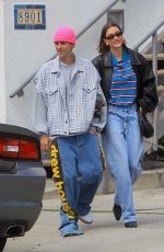 HAILEY and Justin BIEBER Out for Lunch at Great White in West Hollywood 03/13/2023