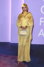 HALIMA ADEN at 2023 Green Carpet Fashion Awards in Hollywood 03/09/2023