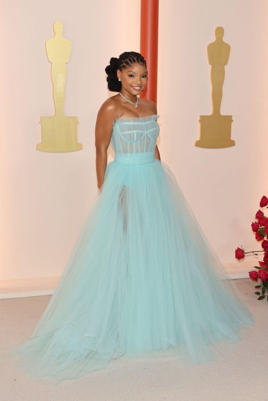 HALLE BAILEY at 95th Annual Academy Awards in Hollywood 03/12/2023