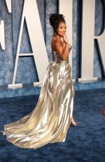 HALLE BAILEY at Vanity Fair Oscar Party in Beverly Hills 03/12/2023