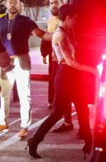 HALSEY Leaves Depeche Mode Concert at Kia Forum in Los Angeles 03/29/2023