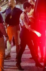 HALSEY Leaves Depeche Mode Concert at Kia Forum in Los Angeles 03/29/2023