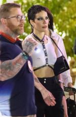 HALSEY Leaves Depeche Mode Concert at Kia Forum in Los Angeles 03/29/2023