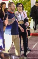 HALSEY Leaves Depeche Mode Concert at Kia Forum in Los Angeles 03/29/2023