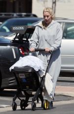 HEATHER RAE YOUNG Out with Her Baby in Newport Beach 03/25/2023