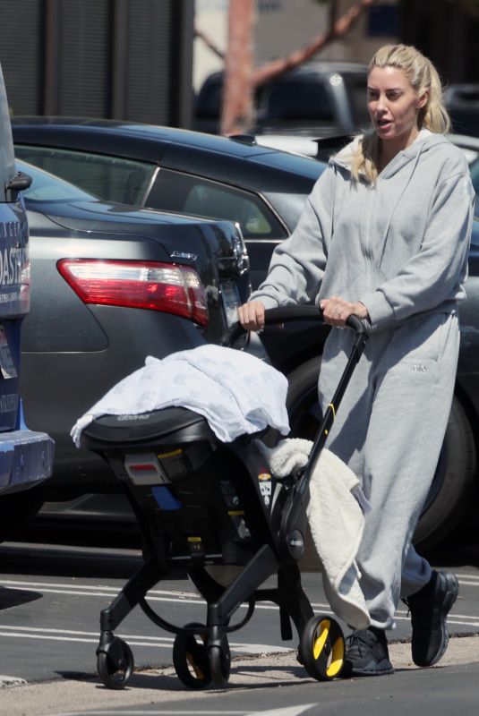 HEATHER RAE YOUNG Out with Her Baby in Newport Beach 03/25/2023