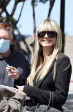 HEIDI KLUM Arrives at America