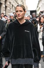HELENA BORDON Arrives at Palm Angels Show at Paris Fashion Week 03/05/2023