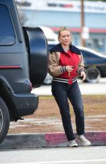 HILARY DUFF Arrives at Backyard Bowl in Los Angeles 02/28/202