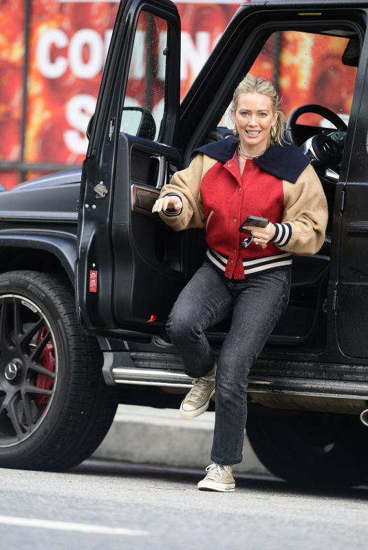HILARY DUFF Arrives at Backyard Bowl in Los Angeles 02/28/202