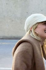 HILARY DUFF at a Airport in Los Angeles 03/24/2023