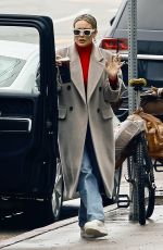 HILARY DUFF at a Starbucks in Studio City 03/11/2023