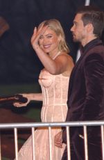HILARY DUFF Leaves 2023 Vanity Fair Oscar Party in Los Angeles 03/12/2023