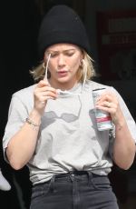 HILARY DUFF Out Shopping in Los Angeles 03/17/2023