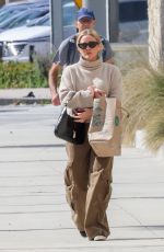 HILARY DUFF Shopping at Whole Foods Market in Studio City 03/04/2023