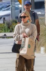 HILARY DUFF Shopping at Whole Foods Market in Studio City 03/04/2023