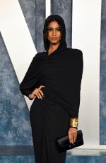 IMAAN HAMMAM at Vanity Fair Oscar Party in Beverly Hills 03/12/2023