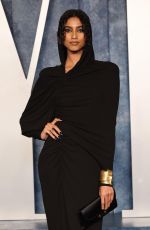 IMAAN HAMMAM at Vanity Fair Oscar Party in Beverly Hills 03/12/2023