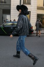 IMAAN HAMMAM Out at Paris Fashion Week 03/02/2023