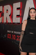 INDIANA MASSARA at Scream VI Influencer Screening in Beverly Hills 03/07/2023