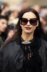 IRINA SHAYK Leaves Vivienne Westwood Fashion Show at Paris Fashion Week 03/04/2023