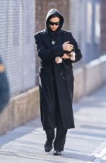 IRINA SHAYK Out with Her Puppy in New York 03/07/2023