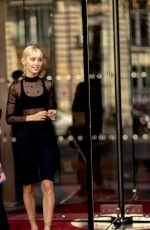 IRIS LAW Leaves Royal Monceau Hotel at Paris Fashion Week 03/02/2023