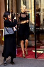 IRIS LAW Leaves Royal Monceau Hotel at Paris Fashion Week 03/02/2023