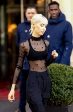 IRIS LAW Leaves Royal Monceau Hotel at Paris Fashion Week 03/02/2023