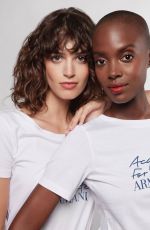 ISABELA MERCED, CAMILA MENDES, LILI REINHART, MAUDE APATOW, BARBARA PALVIN for Armani Beauty Water Day Campaign, March 2023