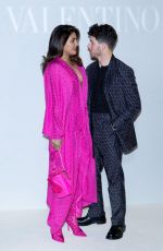 IYANKA CHOPRA and Nick Jonas at Valentino Womenswear Fall/Winter 2023-2024 Show at Paris Fashion Week 03/05/2023