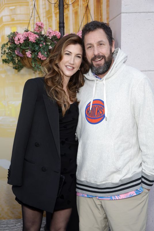 JACKIE and Adam SANDLER at Murder Mystery 2 Premiere in Los Angeles 03/28/2023