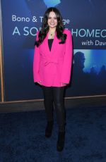 JAIME ADLER at Bono & the Edge: A Sort of Homecoming, with Dave Letterman Premiere in Los Angeles 03/08/2023