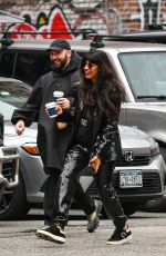 JAMEELA JAMIL and James Blake Out in New York 03/27/2023