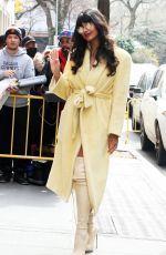 JAMEELA JAMILL Arrives at The View in New York 03/22/202
