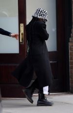 JANELLE MONAE Keeps a Low Profile Leaves Greenwich Hotel in New York 03/22/2023