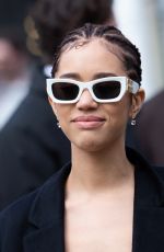JASMIN SAVOY BROWN at Miu Miu Womenswear Fall/Winter 2023-2024 Show at Paris Fashion Week 03/06/2023