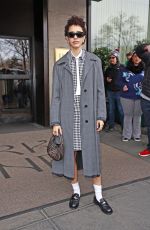 JASMIN SAVOY Heading to Scream VI Photocall in New York 03/06/2023