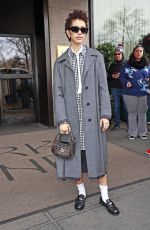 JASMIN SAVOY Heading to Scream VI Photocall in New York 03/06/2023