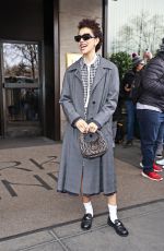 JASMIN SAVOY Heading to Scream VI Photocall in New York 03/06/2023