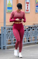 JASMINE SANDERS at a Gas Station in Los Angeles 03/16/2023