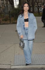 JENNA DEWAN in Double Denim Heasing to Theatre in New York 03/28/2023